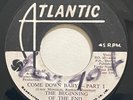 THE BEGINNING OF THE END - Come Down Baby / RARE ISLAND FUNK JAMAICA PRESS 45