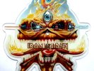 EX/EX Iron Maiden The Clairvoyant Shaped Vinyl Picture Disc EMP 79 1988