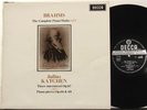 SXL 6105 WBg Julius Katchen, Brahms, Complete Piano Works, Vol. 1, op. 117-119