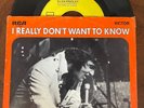 ELVIS PRESLEY - 1971 I REALLY DON'T WANT TO KNOW promo 45 rpm (47-9960) vinyl