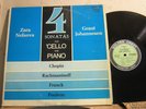 Golden Crest CRS 40899 Zara Nelsova 4 Cello Sonatas Rachmaninoff Chopin 2LP NM