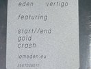 EDEN ‎Vertigo Limited Edition ETCHED Clear vinyl 2LP RARE/NEW/SEALED