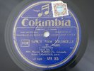 Maurice Marechal Casadesus Debussy Cello Sonata 78RPM Columbia LFX 85/86