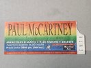 THE BEATLES: UNIQUE VINTAGE TICKET PAUL MC CARTNEY ACOUSTIC IN BARCELONA ,SPAIN