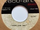 Unknown Girl Singer New Dance 45 Daddy Long Legs Metal Acetate R&B