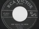 THE ROBINS -How Would You Know/Let's Go To The Dance - RCA 5434 VG++