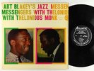 Art Blakey's Jazz Messengers With Thelonious Monk - S/T LP - Atlantic Mono DG