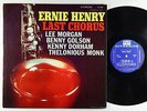 Ernie Henry - Last Chorus LP - Riverside - RLP 12-266 Mono DG