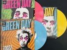 3x LP Green Day Uno Dos Tre Pink Aqua Blue Yellow Colored Vinyl In Shrink EX