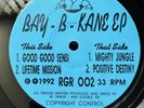 Bay B Kane - Bay B Kane EP - Rare Breakbeat Hardcore Jungle On Ruff Guidance
