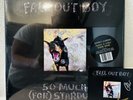 NEW Fall Out Boy So Much For Stardust Signed Black Gold Swirl Vinyl /1000 Card