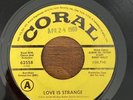 BUDDY HOLLY 1969 Love Is Strange Yellow Label Promo 7