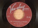 Pee Wee Crayton  The Telephone Is Ringing/A Frosty Night Blues, R&B 1956 Vee-Jay