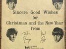 THE BEATLES / First Christmas Record- 1963 Fan Club Flexi disc Newsletter RARE