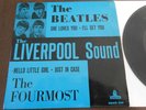 THE BEATLES MEGA  RARE ORIGINAL SWEDEN EP THE LIVERPOOL SOUND BLUE COVER   1963