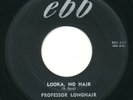 PROFESSOR LONGHAIR - Looka No Hair / Baby Let Me Hold Your Hand - EBB - R&B 45