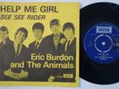 ANIMALS Help Me Girl RARE Denmark 45 mod dancer DANISH See See Rider garage HEAR