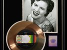 PATSY CLINE CRAZY 45 RPM GOLD RECORD SIGNED AUTOGRAPHED PRE PRINTED