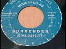 Very RARE Elvis Presley United States Air Force Presents Elvis Surrender 45