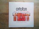 Ortofon Pick Up Test Record of Signals & Music VG+ Vinyl Record Album 0002 (P2)