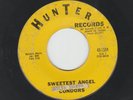 DOOWOP  R&B  45 - CONDORS -  SWEETEST ANGEL  - HEAR  1962 GEORGIA HUNTER