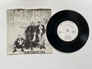 Antisocial Made In England 7” Vinyl Single SOCIAL1 VG Condition 1982 First Press