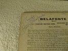 SIGNED-Harry Belafonte-Act 1- RCA EPA-693  -3 song 45RPM EP