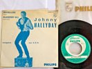 45 T  PHILIPS  JOHNNY HALLYDAY,  MAYBELLENE - BLUEBERRY - ENREGISTREMENT USA
