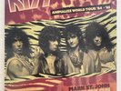 KISS 2LP ORANGE VINYL ANIMALIZE WORLD TOUR USA 1984 INCL.GIANT POSTER