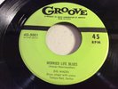BIG MACEO-GROOVE 5001-WORRIED LIFE BLUES/CHICAGO BREAKDOWN-CLASSIC BLUES 45