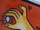 KEITH HARING ART COVER JOHN GIORNO LP ANDY WARHOL RARE NYC 1985 ORIGINAL