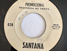 SANTANA - RARE COSTA RICA 45 radio promo