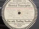 TRANSCRIPTION RECORD: Greta Keller, live on air c. 1937. 'The Laugh Was on Me'