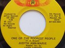 45 REGGAE / JUDITH ANN-MARIE / ONE OF THE POOREST PEOPLE / RA RECORDS / LISTEN