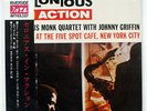THELONIOUS MONK QUARTET IN ACTION RIVERSIDE MW2020 JAPAN OBI VINYL LP