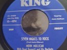 Moon Mullican   Honolulu Rock A Roll -A King Records  1950s Etched K 45 4034/5