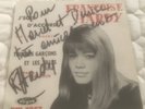 +++ Françoise hardy 45 tr signé dedicace 1960’s ep Signature No Gainsbourg