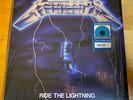 METALLICA ride the lightning BLUE COLORED VINYL Lp Record , Limited Edition