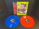 THE RAMONES WE'RE OUTTA HERE  2 LP SET RED & BLUE VINYLS GERMAN PRESS
