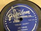 R&B Freedom 78 RPM Joe Turner - Feeling Happy 1540 V+
