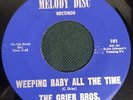 Grier Bros - Weeping Baby All The Time - rare northern soul near mint