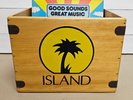 Island LP Record Boxes Handcrafted Storage Rock N Roll Albums