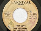 Northern Soul 45 / Lee Williams & Cymbals “Lost Love / Peepin”   Carnival PROMO