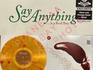 Say Anything Is A Real Boy Clear and Orange NEW and SEALED