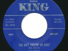 MAC CURTIS - You Ain't Treatin' Me Right / The Low Road - KING - Rockabilly 45