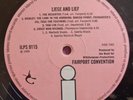 Fairport Convention LP Liege And Lief UK Pink Island 1st Press A 1 B 1