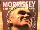 Morrissey I Am Not A Dog On A Chain red vinyl OFFICIAL SIGNED bought at Mcr gig