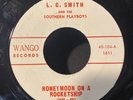 Hear Rare Rockabilly 45 : L. C. Smith Honeymoon On A Rocketship Wango 1611