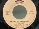 Al Wilson - Falling (In Love With You) 45 Carousel funk psych / VG+ / Hear Break