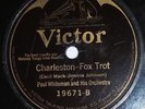 CHARLESTON PAUL WHITEMAN AND HIS ORCHESTRA VICTOR RECORD E- JAZZ 78
